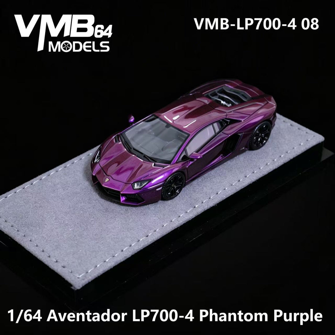 [Preorder] VMB 1:64 Lamborghini Aventador LP700-4 Iridescent Purple VMB-LP700-4 08 Foshan Exhibition limited