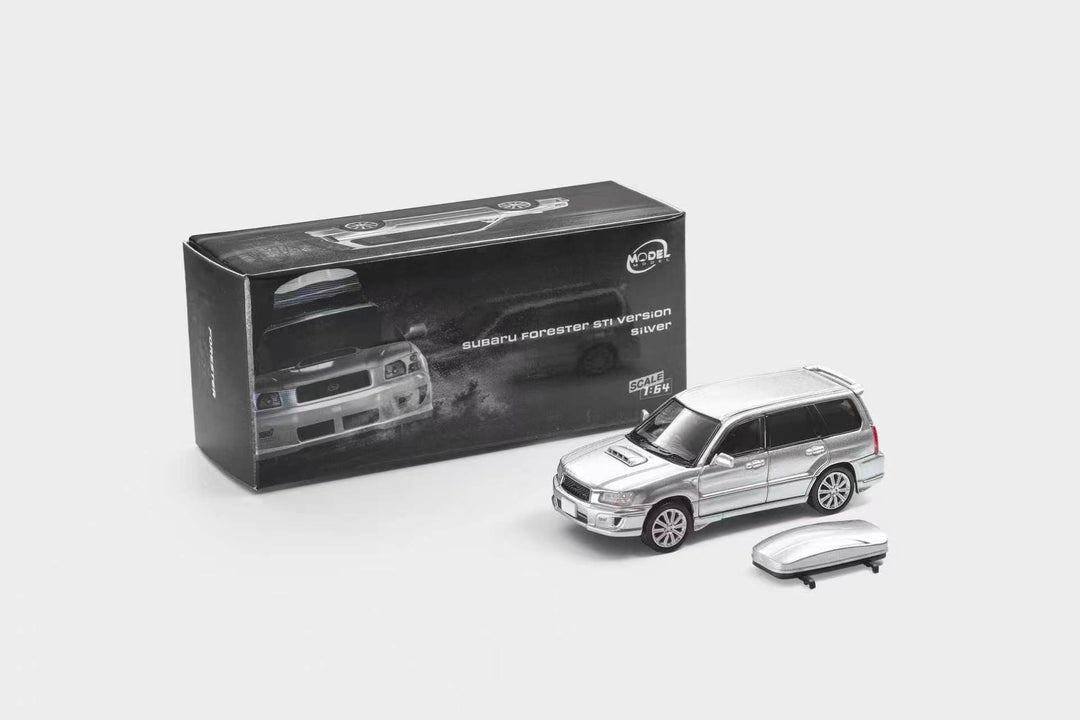 [Preorder] ModelModel 1:64 Subaru Forester STI Version Silver MM64-SG9-004