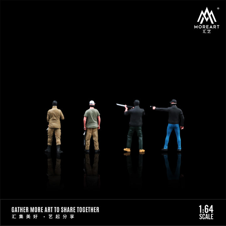 [Preorder] MoreArt 1:64 Gunman doll set MO223025