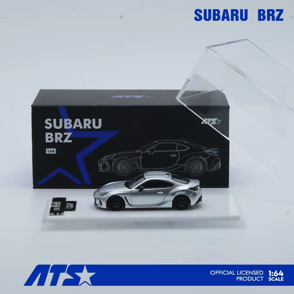 [Preorder] ATS Model 1:64 Subaru BRZ Silver ATS880404