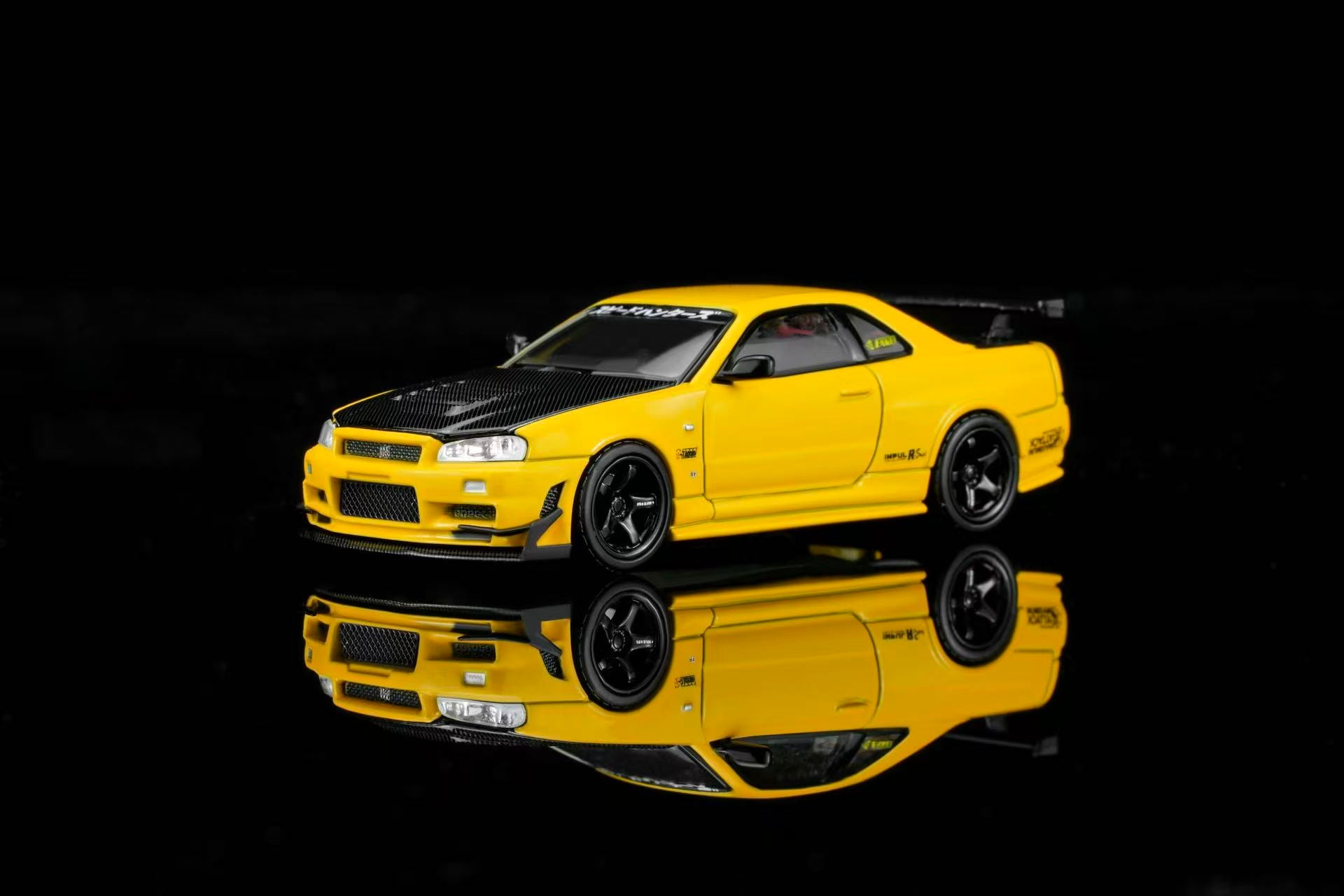 ミニカー TAS2026 1/64 Motorhelix Skyline GT-R R34 Preorder] MOTORHELIX 1:64 Nissan Skyline GT-R (R34) Customized (2