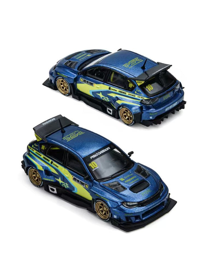[Preorder] TimeMicro × PSC DESIGN 1:64 Subaru R34 "SMILODON" × IMPREZA "RAIDER" TM648404/TM648304