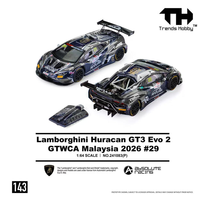 [Preorder] Trends Hobby 1:64 Lamborghini Huracan GT3 EVO2 - GTWCA 2026 29