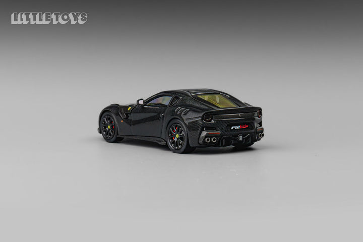 Little Toys 1:64 Ferrari F12 TDF Carbon Black