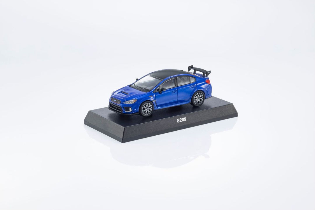 [Preorder] Kyosho 1:64 SUBARU WRX STI  MINI CAR & BOOK - Blue