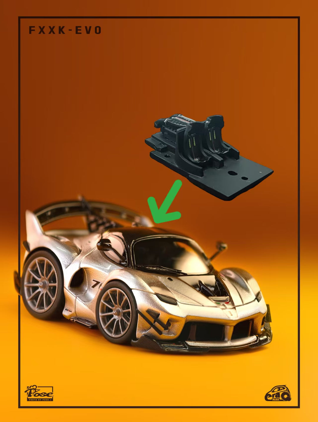[Preorder] ERAQ X KR 1:64 fxxk evo Silver #70 Corey Studio