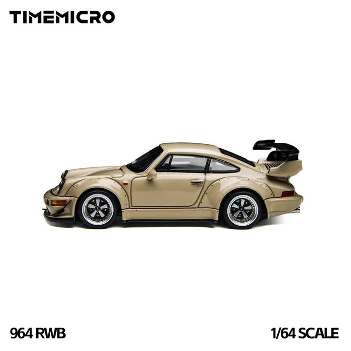 [Preorder] TimeMicro 1:64 Porsche RWB 964 Beige TM648501/PJ046 (2 Versions)