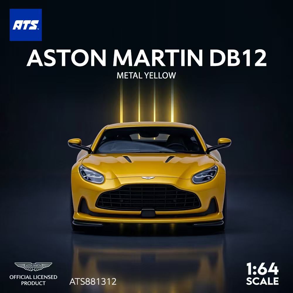 [Preorder] ATS Model 1:64 ASTON MARTIN DB12 (2 Colours) ATS881312/ ATS881313