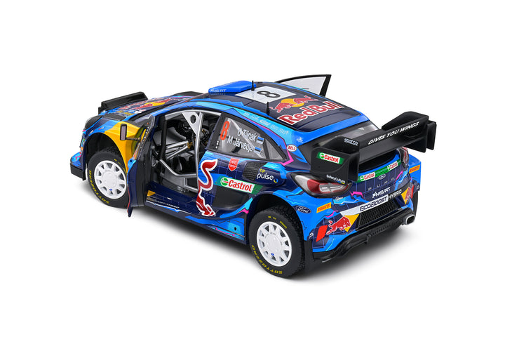 SOLIDO 1:18 FORD PUMA RALLY1 HYBRID BLUE #8 TANAK RALLY SUEDE 2023 S1809503