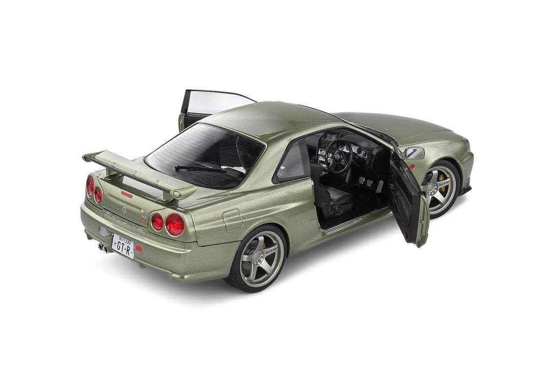 Solido 1:18 NISSAN GT-R (R34) GREEN METALLIC 1999 – Horizon Diecast