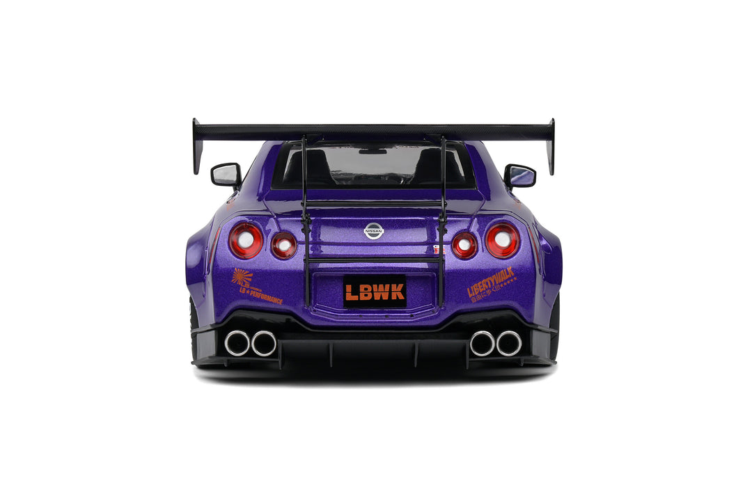 [Preorder] Solido 1:18 NISSAN GT-R (R35) W/ LIBERTY WALK BODY KIT 2.0 PURPLE 2022