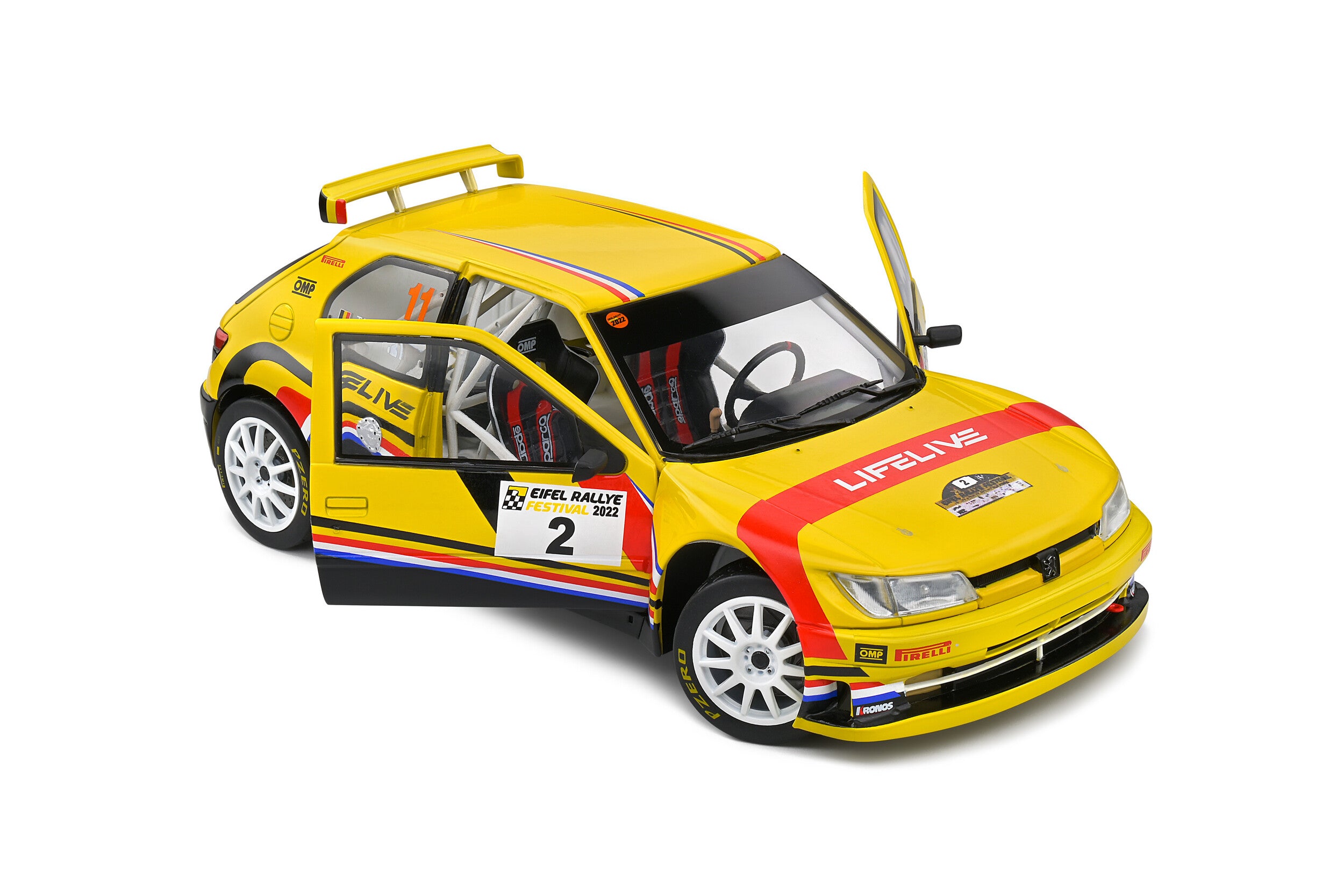 ミニカー 1/18 PEUGEOT 306 MAXI  solido Solido 1:18 PEUGEOT 306 MAXI YELLOW #2 S1808304 – Horizon