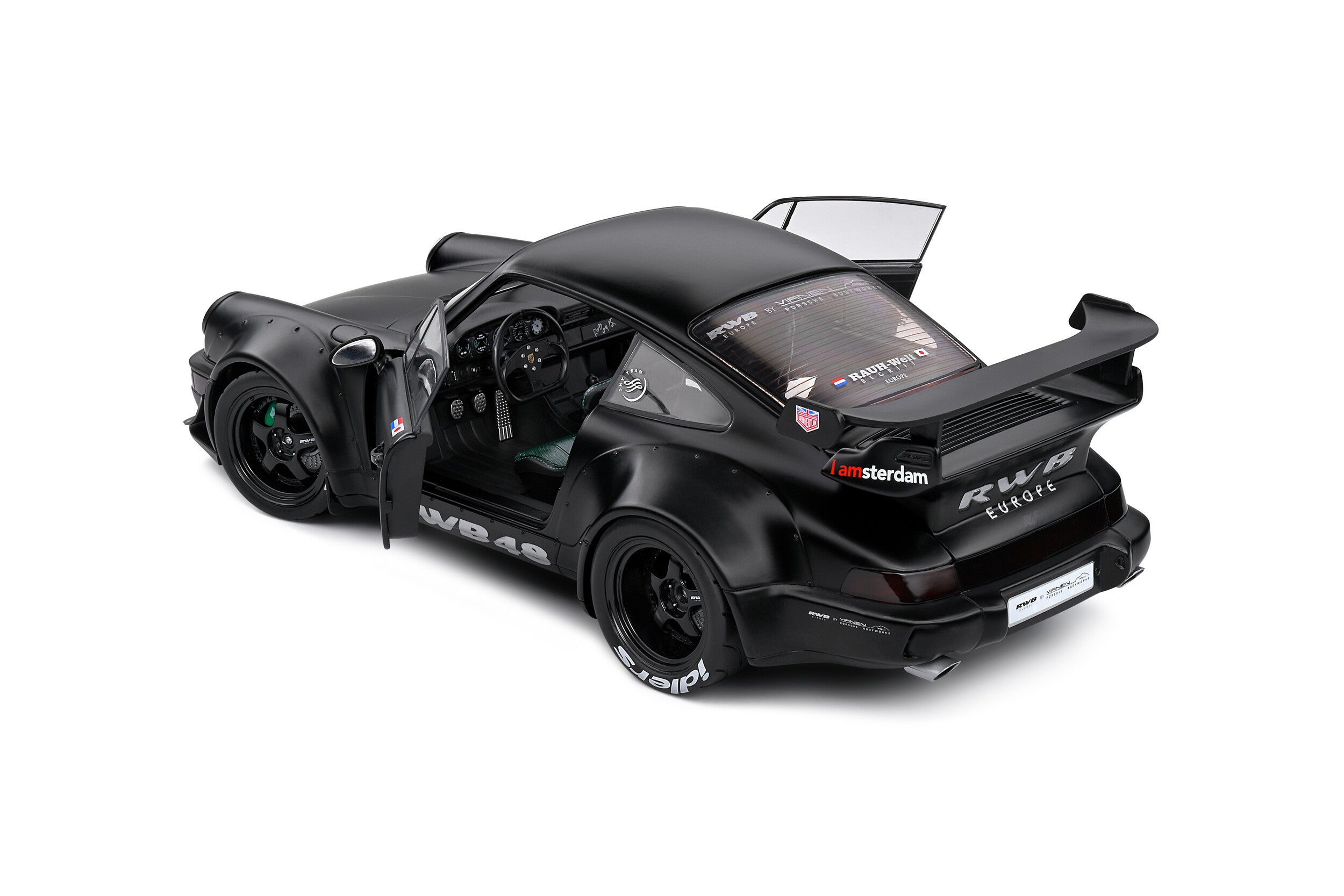 ポルシェ911 RWB 48 DARTH VADER マットブラック 1/18 Solido 1:18 RWB Body Kit Darth Vader Black, Cars - Amazon Canada