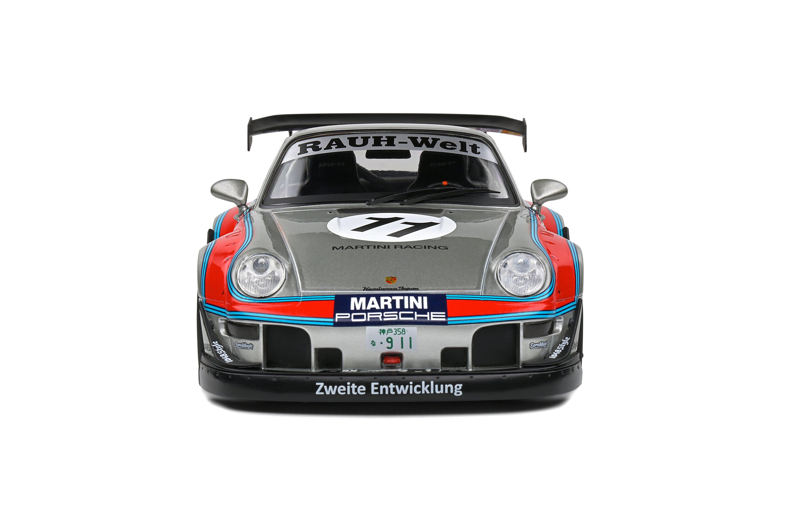 Solido 1:18 RWB BODYKIT MARTINI GREY 2020 S1808502 – Horizon Diecast