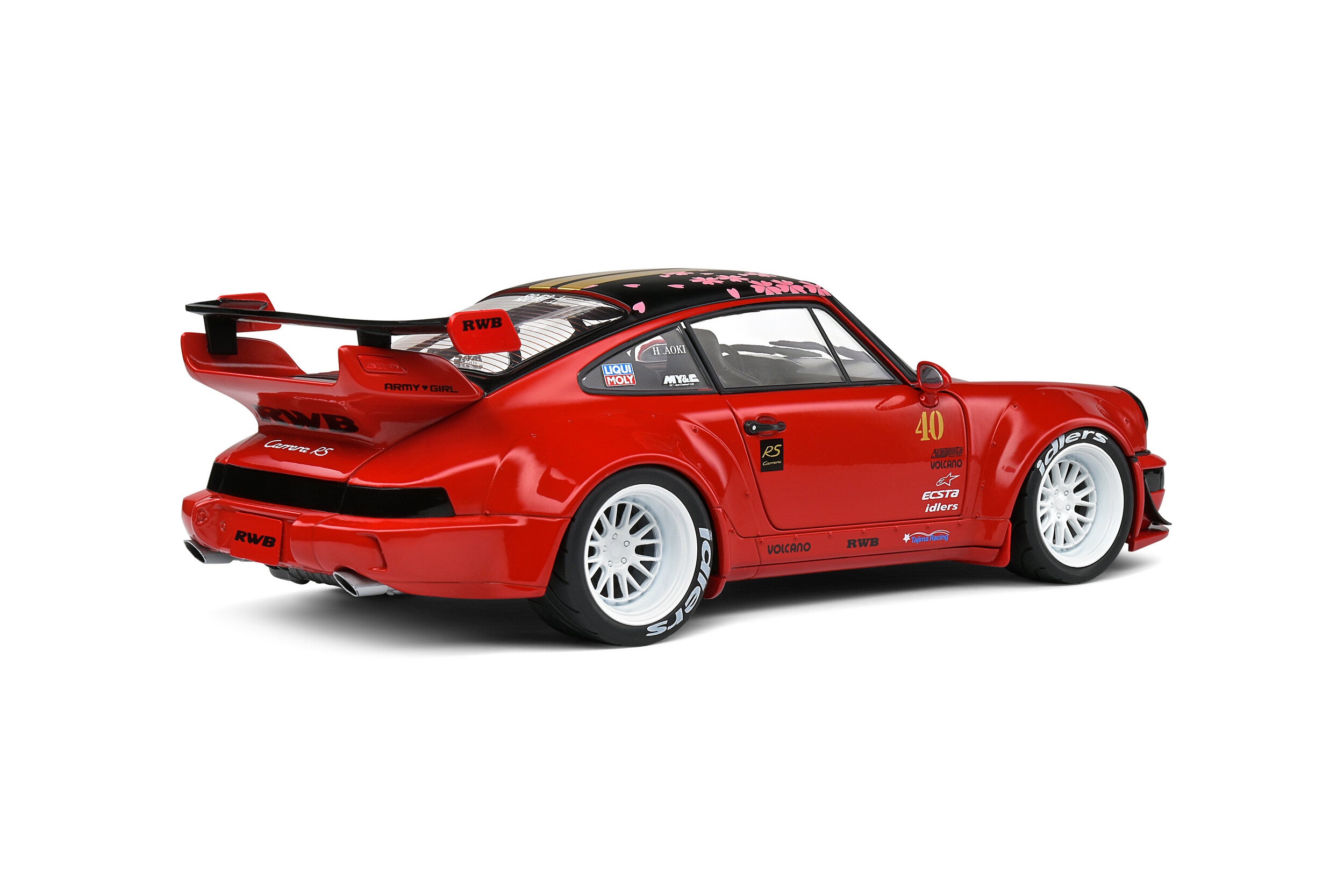 Solido 1:18 RWB BODYKIT RED SAKURA 2021 – Horizon Diecast