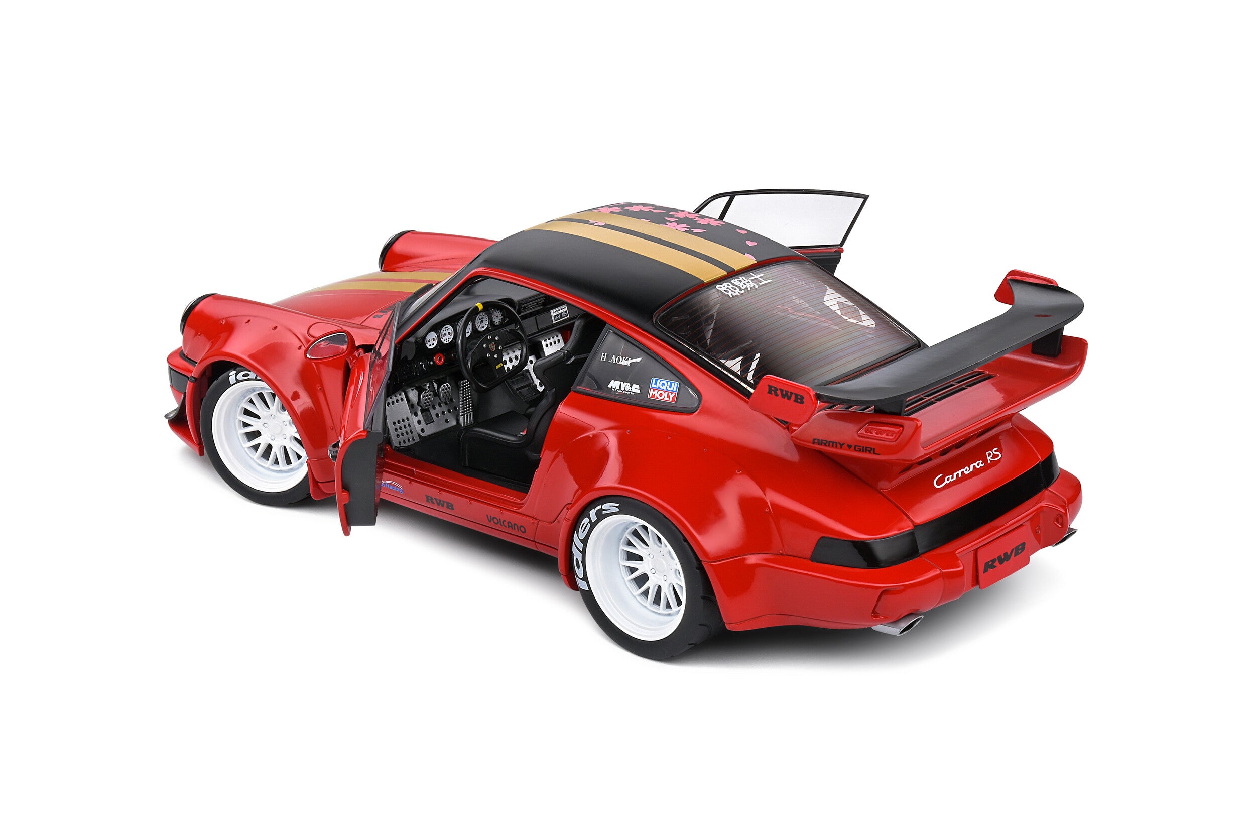 Solido 1:18 RWB BODYKIT RED SAKURA 2021 – Horizon Diecast