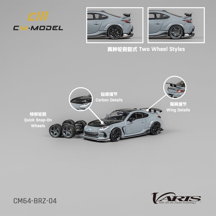 [Preorder] CM Model 1:64 Subaru BRZ Varis ARISING-1 Gray