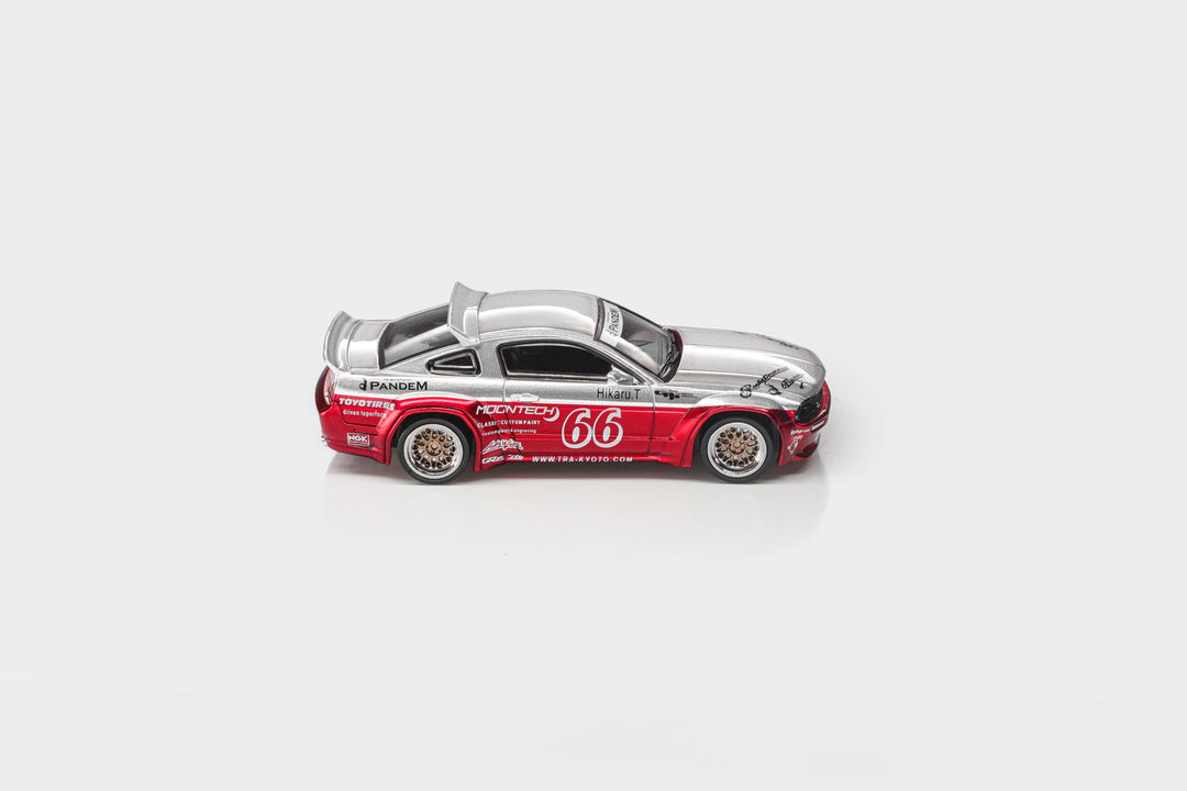 [Preorder] Model Model 1:64 Pandem Mustang Red Silver MM64-PM-004