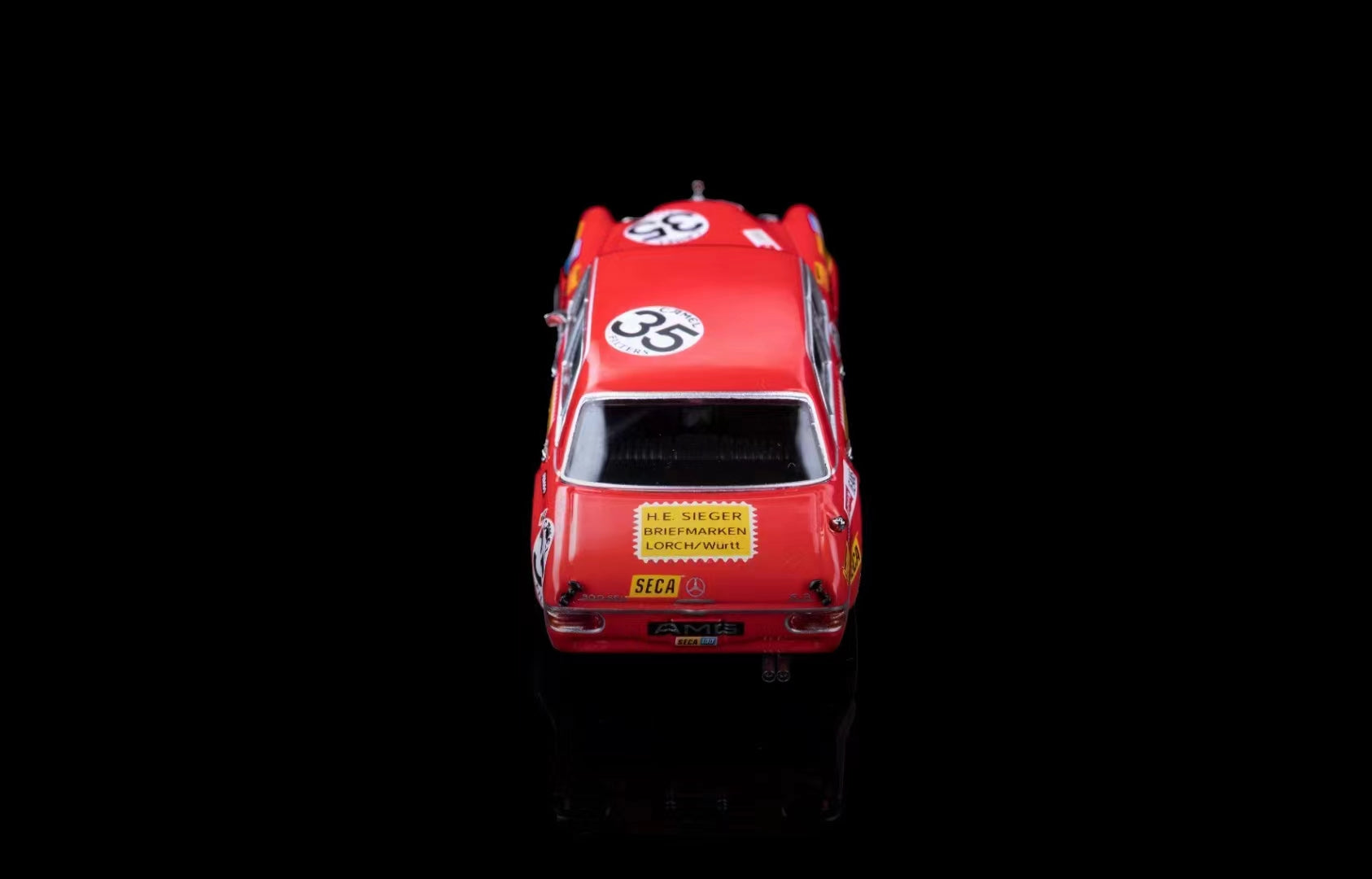 Liberty64 Mercedes-Benz AMG 300SEL6.8 Red Sow – Horizon Diecast