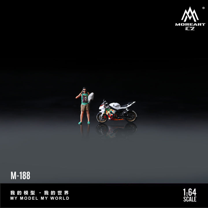 [Preorder] MoreArt 1:64 YAMAHA R6 JOKER MOTOCYCLE DOLL MO222188