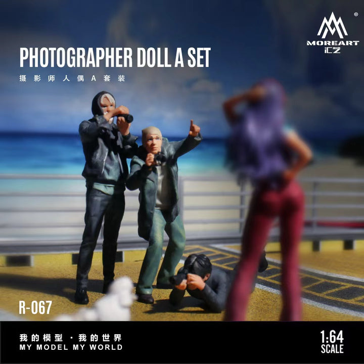 [Preorder] MoreArt 1:64 PHOTOGRAPHER DOLL A SET MO223067