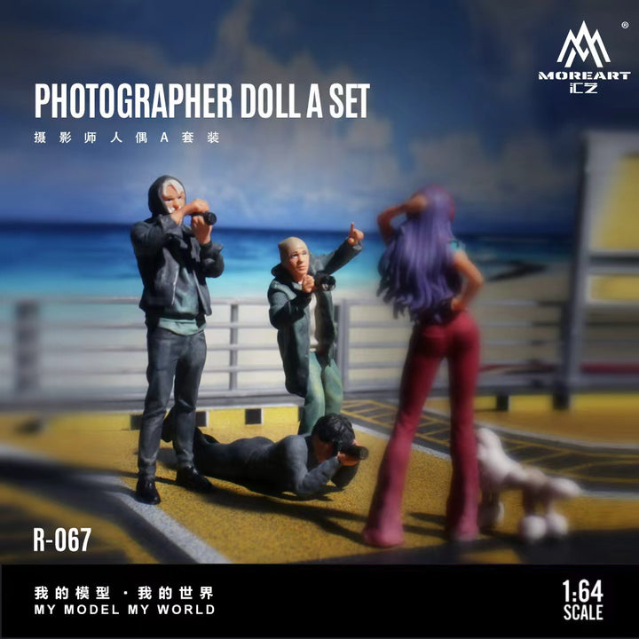 [Preorder] MoreArt 1:64 PHOTOGRAPHER DOLL A SET MO223067