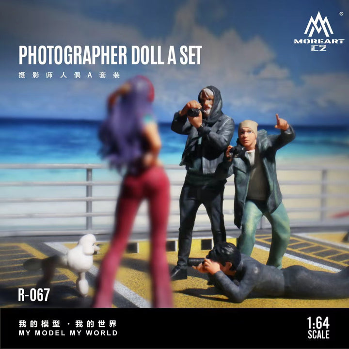 [Preorder] MoreArt 1:64 PHOTOGRAPHER DOLL A SET MO223067