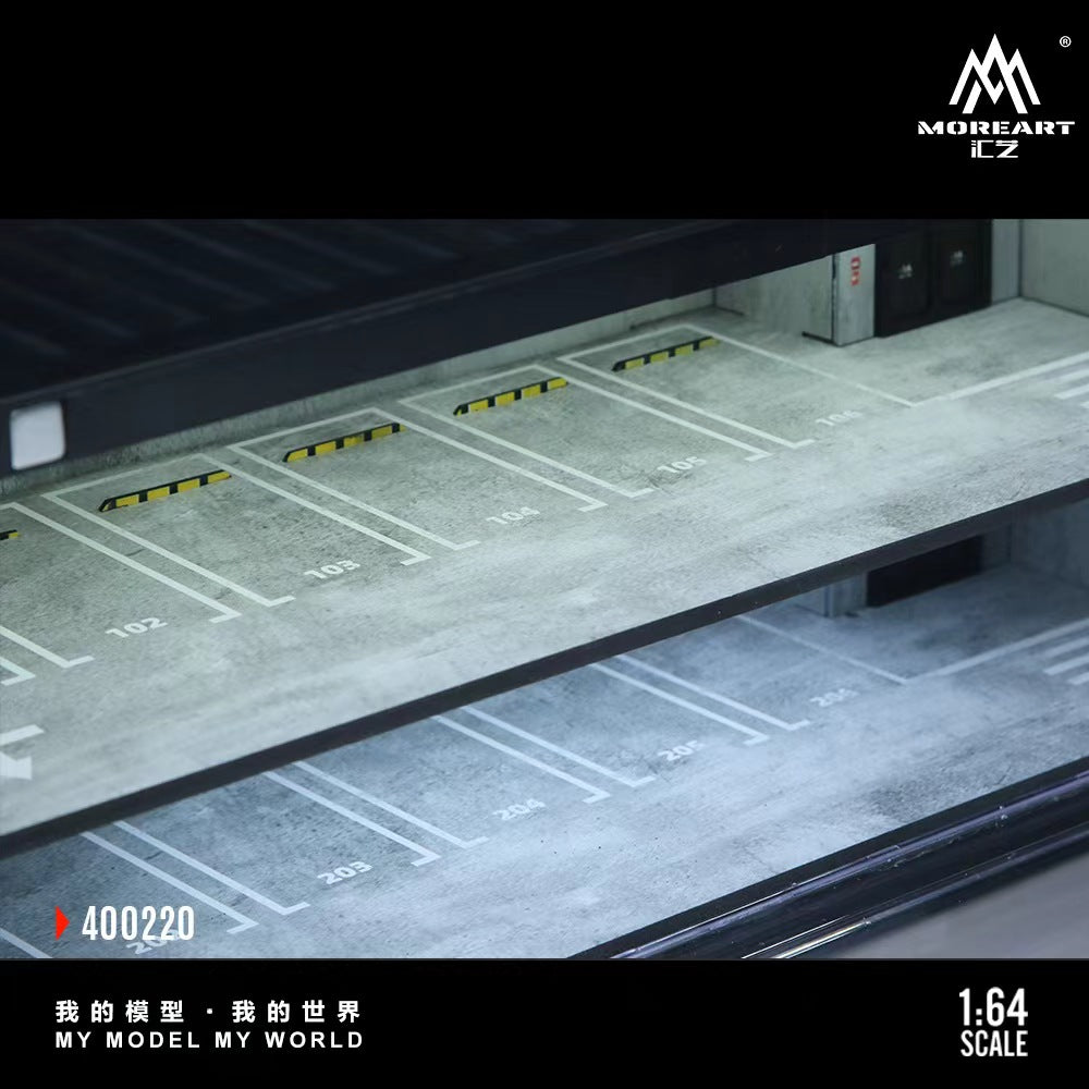 [Preorder] MoreArt 1:64 THE SCENE OF A CONTAINER UNDERGROUND PARKING GARAGE MO400220