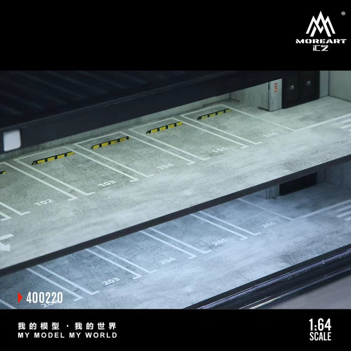 [Preorder] MoreArt 1:64 THE SCENE OF A CONTAINER UNDERGROUND PARKING GARAGE MO400220