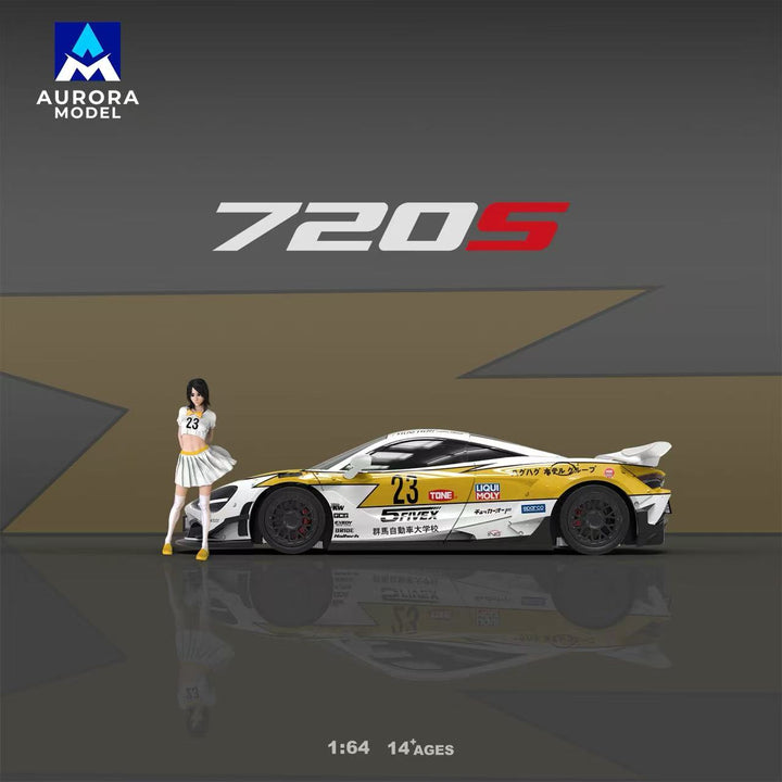 [Preorder] Aurora Model 1:64 McLaren 720S Lightning Livery (2 Variants)