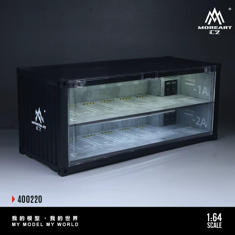 [Preorder] MoreArt 1:64 THE SCENE OF A CONTAINER UNDERGROUND PARKING GARAGE MO400220