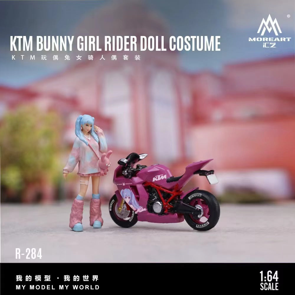 [Preorder] MoreArt 1:64 KTM BUNNY GIRL RIDER DOLL COSTUME MO222284