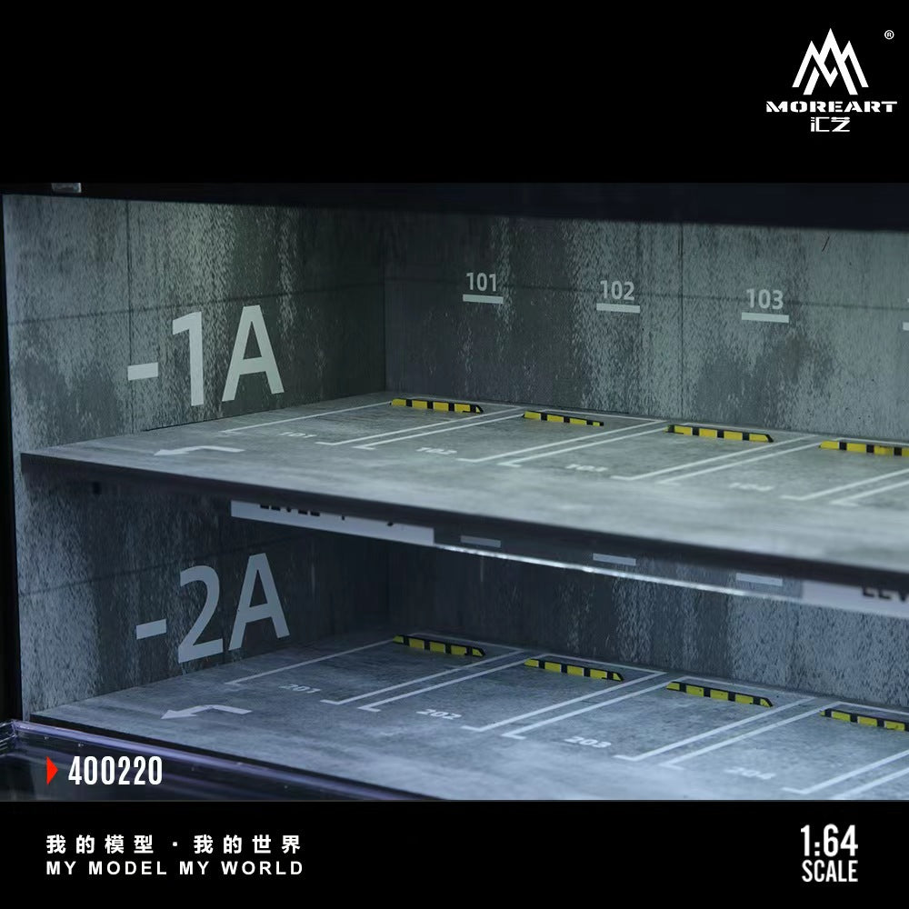 [Preorder] MoreArt 1:64 THE SCENE OF A CONTAINER UNDERGROUND PARKING GARAGE MO400220