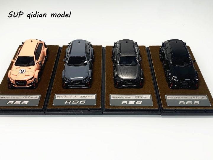SUP qidian Model 1:64 Audi RS6 Avant (C7) Crock Station wagon DTM Jon Olsson Wide-Body Modified (4 Colours)