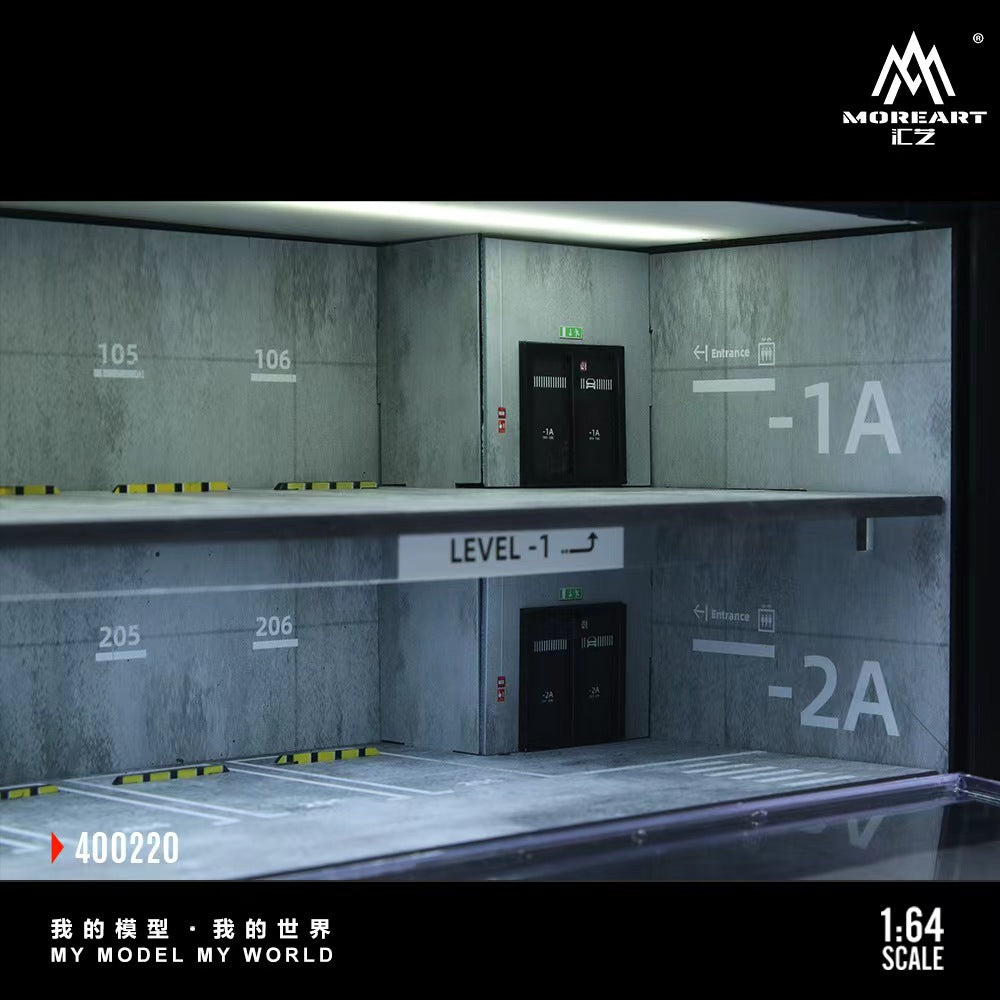 [Preorder] MoreArt 1:64 THE SCENE OF A CONTAINER UNDERGROUND PARKING GARAGE MO400220