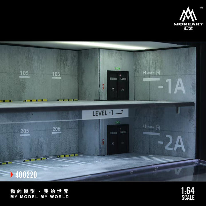 [Preorder] MoreArt 1:64 THE SCENE OF A CONTAINER UNDERGROUND PARKING GARAGE MO400220