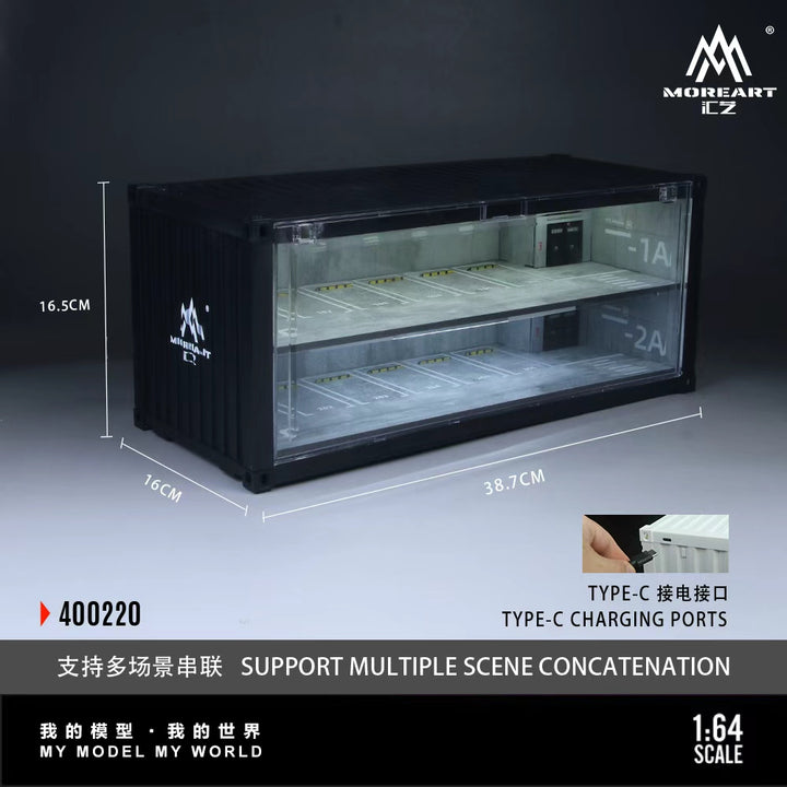 [Preorder] MoreArt 1:64 THE SCENE OF A CONTAINER UNDERGROUND PARKING GARAGE MO400220
