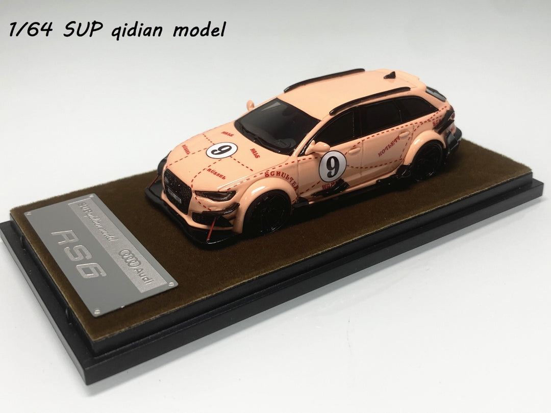 SUP qidian Model 1:64 Audi RS6 Avant (C7) Crock Station wagon DTM Jon Olsson Wide-Body Modified (4 Colours)