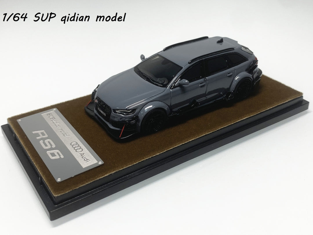 SUP qidian Model 1:64 Audi RS6 Avant (C7) Crock Station wagon DTM Jon Olsson Wide-Body Modified (4 Colours)