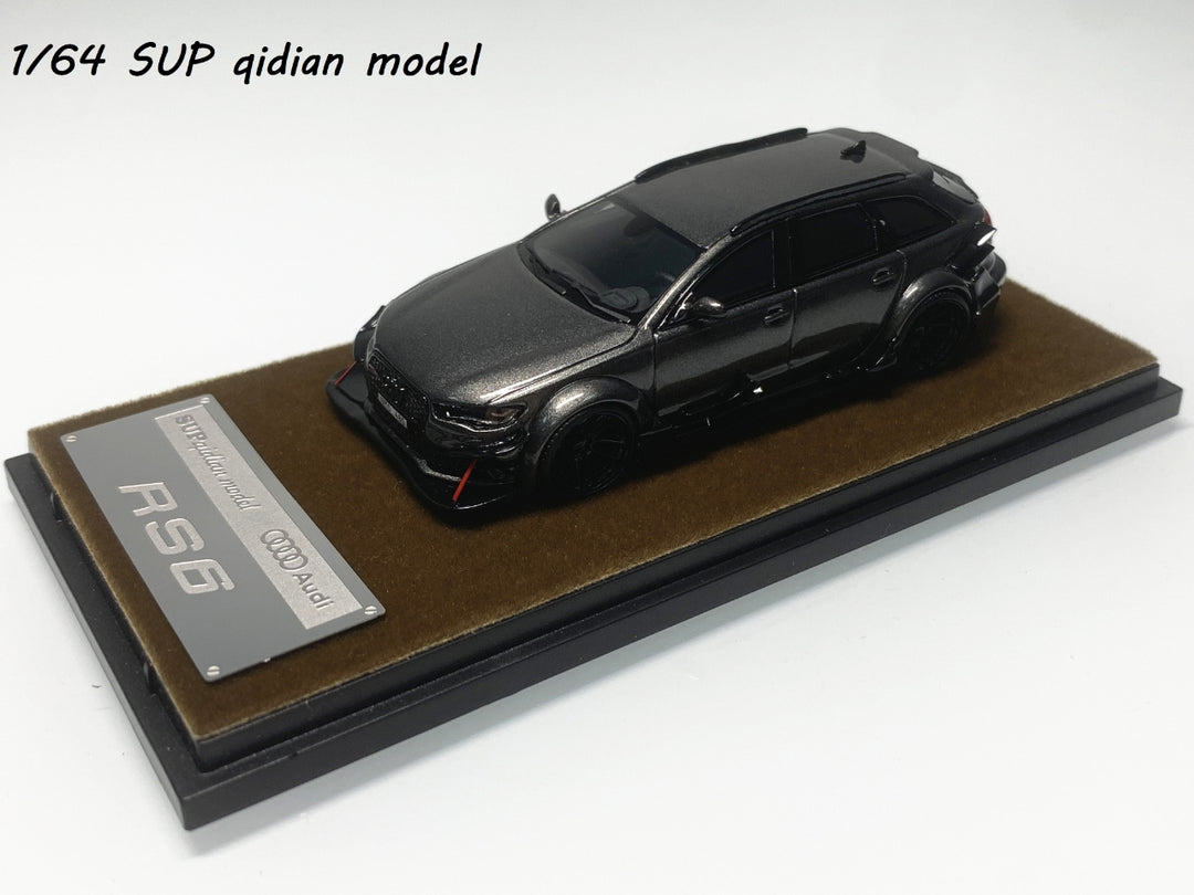 SUP qidian Model 1:64 Audi RS6 Avant (C7) Crock Station wagon DTM Jon Olsson Wide-Body Modified (4 Colours)