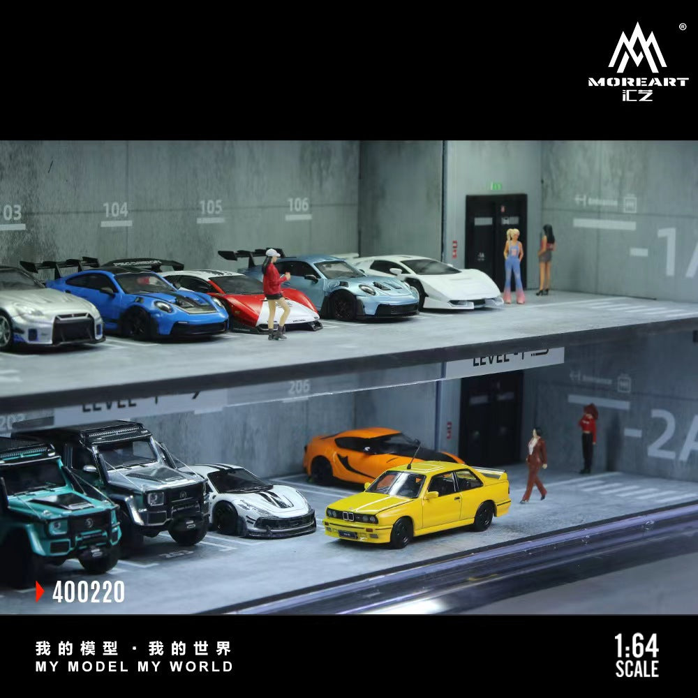 MoreArt 1:64 THE SCENE OF A CONTAINER UNDERGROUND PARKING GARAGE