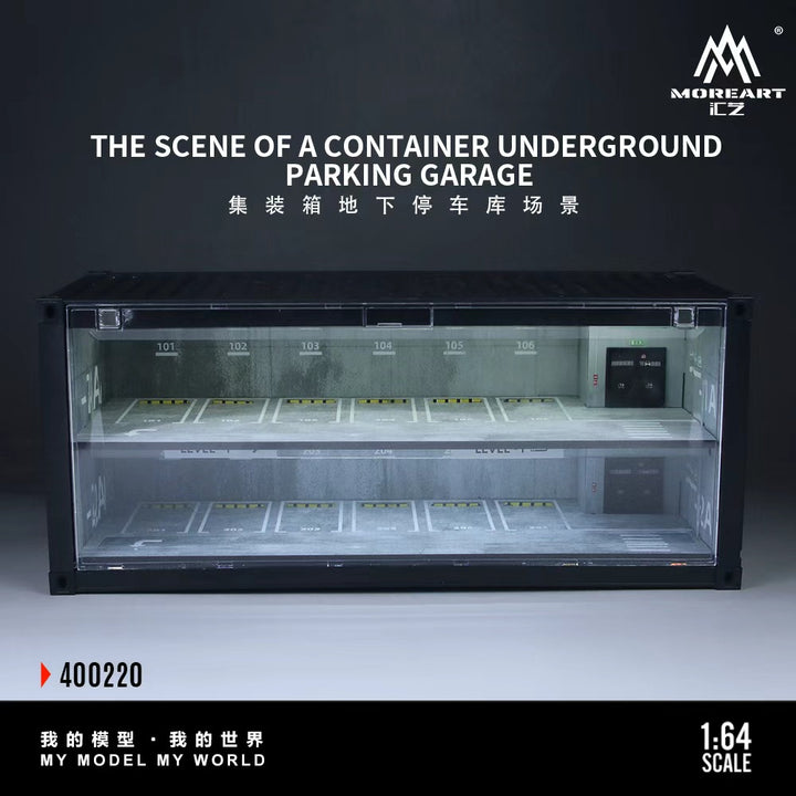 [Preorder] MoreArt 1:64 THE SCENE OF A CONTAINER UNDERGROUND PARKING GARAGE MO400220