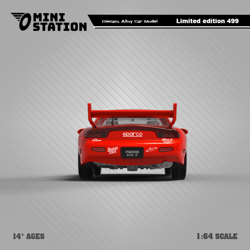 [Preorder] Mini Station 1:64 Mazda RX-7 Orange Fast & Furious