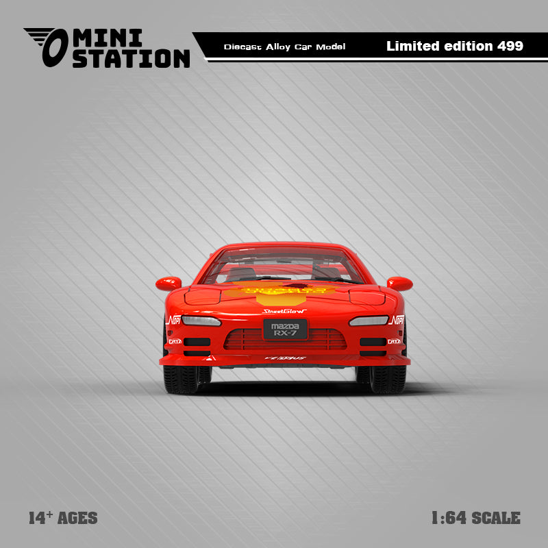 Mini Station 1:64 Mazda RX-7 Orange Fast & Furious – Horizon Diecast