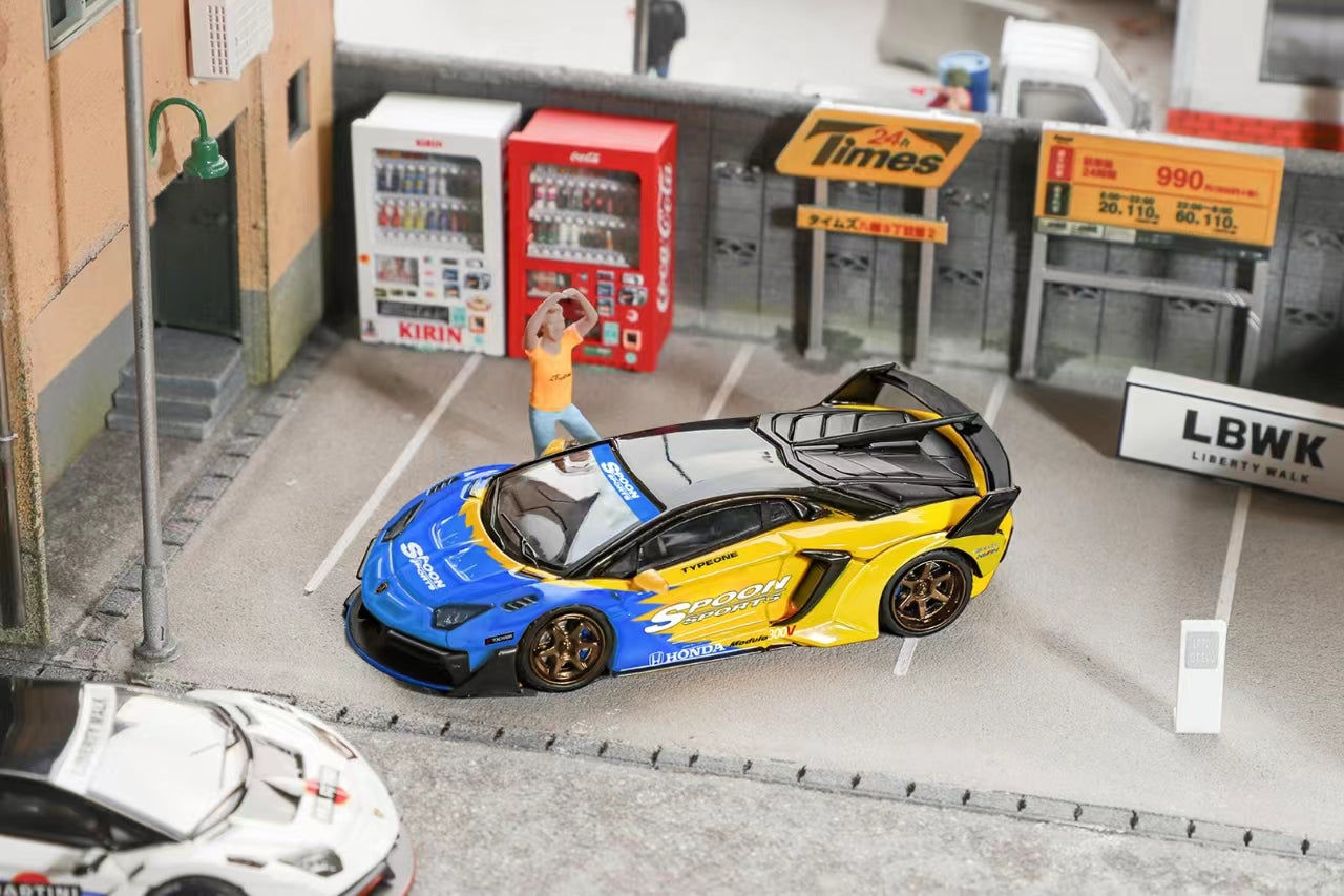 LBWK 1:64 Silhouette Works Aventador GT Evo Spoon – Horizon Diecast