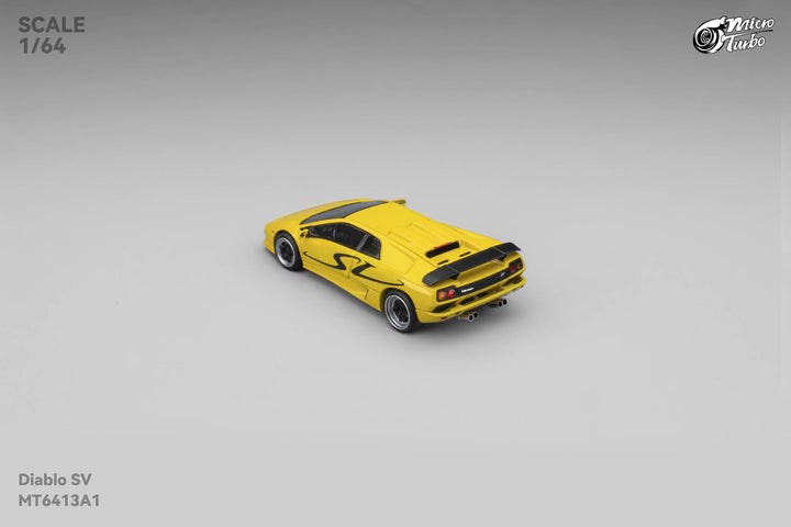 [Preorder] Microturbo 1:64 Custom Diablo SV - Metallic Yellow MT6413A1