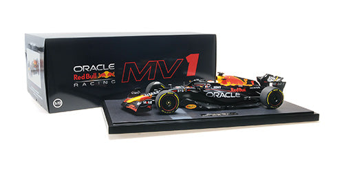 MINICHAMPS 1:12 RED BULL RACING HONDA RB19 - MAX VERSTAPPEN - 2ND PLACE QATAR SPRINT RACE - WORLD CHAMPION 2023