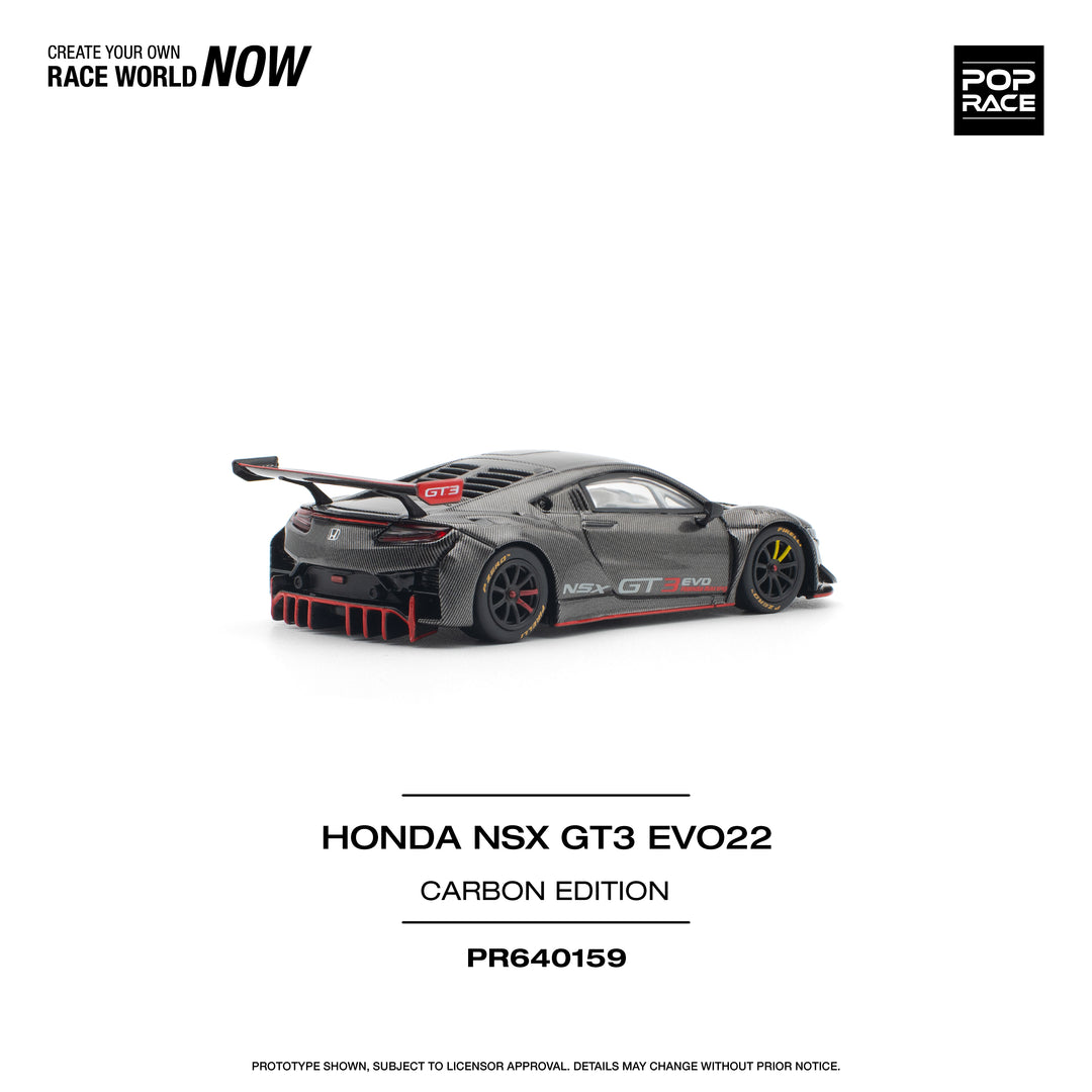 [Preorder] POPRACE 1:64 HONDA NSX GT3 EVO22 CARBON EDITION