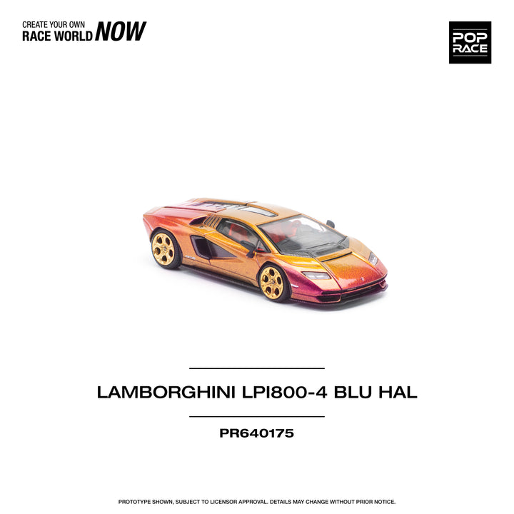 [Preorder] POPRACE 1:64 LAMBORGHINI COUNTACH LP 800-4 - BLU HAL