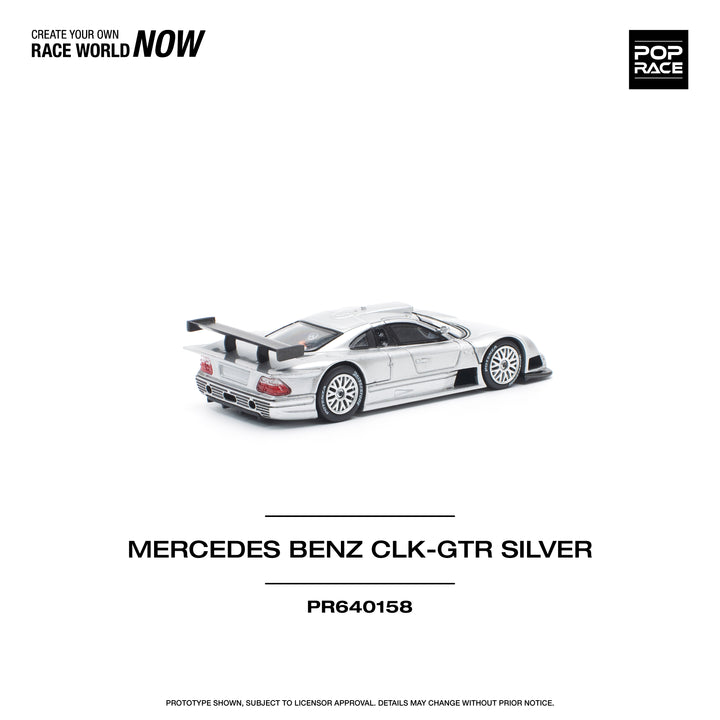 [Preorder] POPRACE 1:64 MERCEDES-BENZ AMG CLK GTR - SILVER